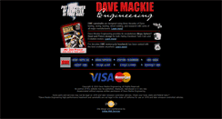 Desktop Screenshot of davemackie.com